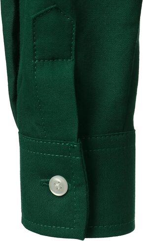 VATPAVE Boys Dress Shirts Long Sleeve Button Down Shirts Formal Uniform Solid Oxford Shirt in Saudi Arabia