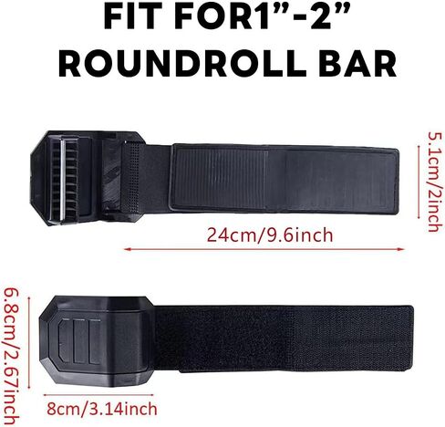 UTV Windshield Clamps Kit Windshield Clamps Straps Compatible with Polaris RZR, Ranger, General, Maverick x3, Commander, Defender, Teryx, Talon, Pioneer, 2PCS in Saudi Arabia