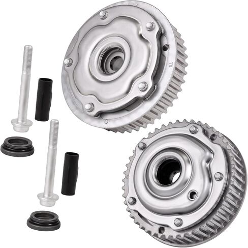 مجموعة تروس عمود الحدبات توقيت المحرك ترس عمود الحدبات مدخل وكاميرا العادم VVT ضرس متوافق مع شيفروليه أفيو كروز 1.6L 1.8L استبدال 55567048 55567049 5636466 5636467 12992409 12992410 in Kuwait