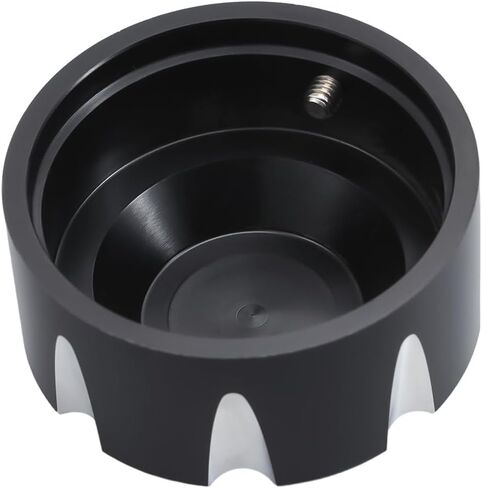 Axle Nut Covers for Can Am Spyder, Aluminum Axle Nut Caps Tricycle Accessories for 2018-Up Can-Am Spyders GS/RS RT ST F3 All Models (Black Front Axle) in Saudi Arabia