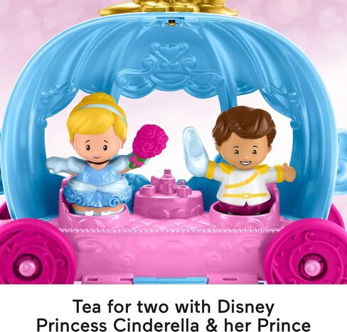 Fisher-Price Little People Toddler Toy Disney Princess Cinderella’s Dancing Carriage Playset with Figures for Pretend Play Ages 18+ Months​ in Saudi Arabia