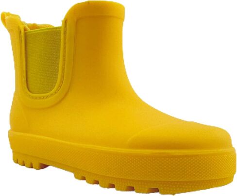 BEARPAW Toddler and Kids' Rain Boots with Faux-Fur Lining – Waterproof Rubber Chelsea Boot for Boys & Girls in Kuwait