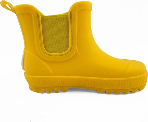 BEARPAW Toddler and Kids' Rain Boots with Faux-Fur Lining – Waterproof Rubber Chelsea Boot for Boys & Girls in Kuwait