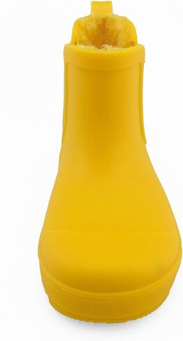 BEARPAW Toddler and Kids' Rain Boots with Faux-Fur Lining – Waterproof Rubber Chelsea Boot for Boys & Girls in Kuwait