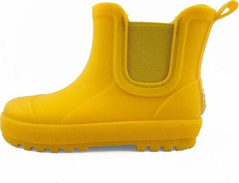 BEARPAW Toddler and Kids' Rain Boots with Faux-Fur Lining – Waterproof Rubber Chelsea Boot for Boys & Girls in Kuwait