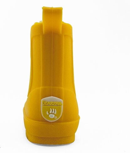 BEARPAW Toddler and Kids' Rain Boots with Faux-Fur Lining – Waterproof Rubber Chelsea Boot for Boys & Girls in Kuwait