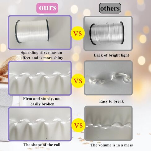 500 Yard Premium White Curling Ribbon, Curling Ribbon for Crafts,Curling Ribbon for Gift Wrapping, Balloon Ribbon, Balloon String, for Party Birthday Wedding Decoration, Art Crafts, Florist Flower in Saudi Arabia