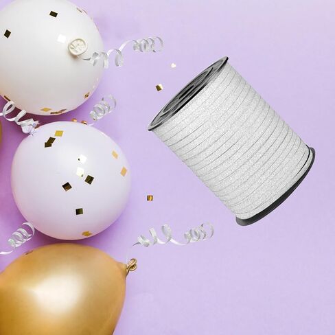 500 Yard Premium White Curling Ribbon, Curling Ribbon for Crafts,Curling Ribbon for Gift Wrapping, Balloon Ribbon, Balloon String, for Party Birthday Wedding Decoration, Art Crafts, Florist Flower in Saudi Arabia
