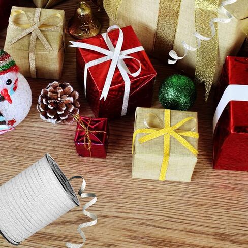 500 Yard Premium White Curling Ribbon, Curling Ribbon for Crafts,Curling Ribbon for Gift Wrapping, Balloon Ribbon, Balloon String, for Party Birthday Wedding Decoration, Art Crafts, Florist Flower in Saudi Arabia