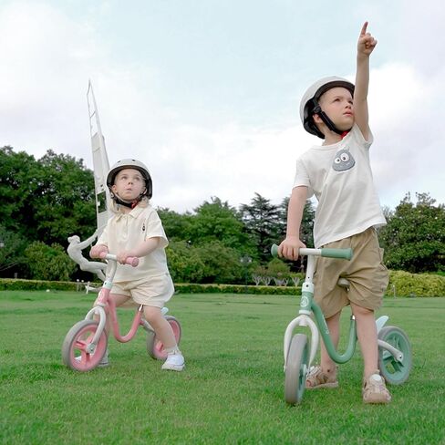 Liberry دراجة توازن للأطفال الصغار لعمر 1 2 3 4 سنوات، دراجة أطفال مع مقعد قابل للتعديل ومقود، لعبة ركوب للأولاد والبنات هدية عيد الميلاد الأول (وردي) in Kuwait