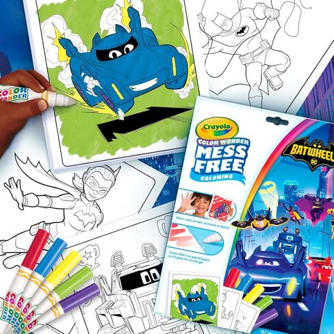 Crayola Color Wonder, Barbie Coloring Book Pages & Markers, Mess Free Coloring Kit, Barbie Gift for Kids, Ages 3, 4, 5, 6 in Saudi Arabia