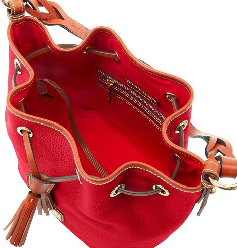 Dooney & Bourke Handbag, Pebble Grain Tasha Drawstring - Black in Saudi Arabia