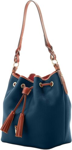 Dooney & Bourke Handbag, Pebble Grain Tasha Drawstring - Black in Saudi Arabia