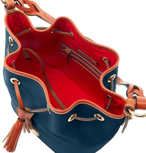 Dooney & Bourke Handbag, Pebble Grain Tasha Drawstring - Black in Saudi Arabia