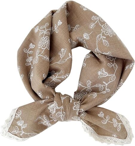 Cotton Bandana Headband for Men & Women, Head Wrap, Hair Neck Scarf Square Handkerchiefs 23" x 23" in Saudi Arabia