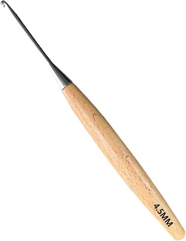 BsHooker Beech Wood Handle Crochet Hooks,10mm Ergonomic Crochet Hooks for Beginners and Arthritic Hands,Comfortable Grip in Saudi Arabia