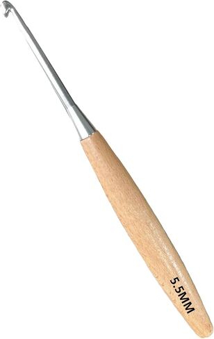 BsHooker Beech Wood Handle Crochet Hooks,10mm Ergonomic Crochet Hooks for Beginners and Arthritic Hands,Comfortable Grip in Saudi Arabia