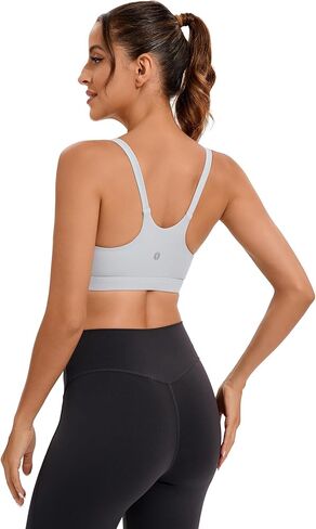 Sports Bras for Women,U Back Padded Medium Support Wireless Yoga Workout Longline Sports Bra with Removable Cups in Saudi Arabia