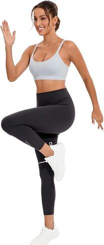 Sports Bras for Women,U Back Padded Medium Support Wireless Yoga Workout Longline Sports Bra with Removable Cups in Saudi Arabia