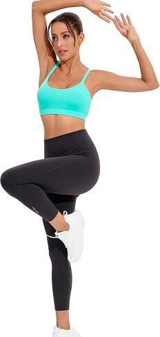 Sports Bras for Women,U Back Padded Medium Support Wireless Yoga Workout Longline Sports Bra with Removable Cups in Saudi Arabia