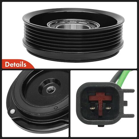 طقم قابض ضاغط مكيف الهواء A-Premium متوافق مع Ford Edge 2007-2010 3.5L، Edge 2011-2014 3.5L 3.7L & Mazda CX-9 CX9 2007-2015 ولينكولن MKX 2007-2015 in Saudi Arabia