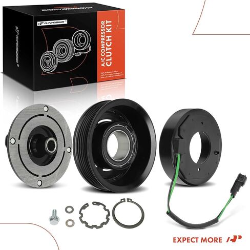 طقم قابض ضاغط مكيف الهواء A-Premium متوافق مع Ford Edge 2007-2010 3.5L، Edge 2011-2014 3.5L 3.7L & Mazda CX-9 CX9 2007-2015 ولينكولن MKX 2007-2015 in Saudi Arabia