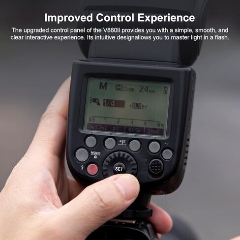 فلاش الكاميرا Godox V860III-S Speedlite، 1/8000s HSS TTL 2.4G GN60 5300K ضوء النمذجة مع بطارية ليثيوم أيون متوافقة مع كاميرات Sony DSLR وجهاز إرسال فلاش لاسلكي Godox XProII-S in Saudi Arabia