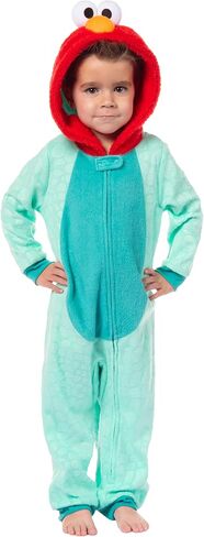 Sesame Street Toddler Kids Hooded Union Suit Footless Pajama in Saudi Arabia
