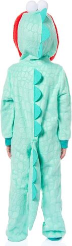 Sesame Street Toddler Kids Hooded Union Suit Footless Pajama in Saudi Arabia