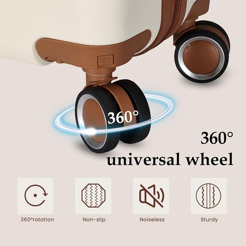 Luggage Sets 4 Piece Suitcase Set with Spinner Wheel, Hardshell Luggage Sets with TSA Lock, Expandable Travel Luggage Set, Black in Saudi Arabia
