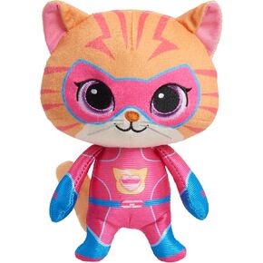Just Play Disney Junior SuperKitties 7-inch Small Plush Stuffed Animal, Ginny, Kitten, Kids Toys for Ages 2 Up