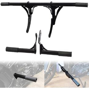 WOWTK Highway Footpeg Engine Guard Crash Bar+Passenger Peg Crash Bar Frame Slider fits for Harley Softail Street bob,Low Rider,Low Rider S 2018 2019 2020 2021 2022 2023 2024