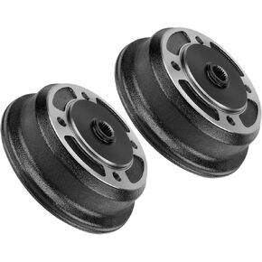 JAVIK Rear Left & Right Wheel Brake Drum Hub 41038-0035 for Kawasaki Mule 3000 3010 4010 4000 3020 2510 KAF620 KAF950 2001-Up (2 Pcs)
