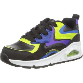 Skechers Boy's Uno Gen1-Color Surge Sneaker, Natural, 5.5 Big Kid
