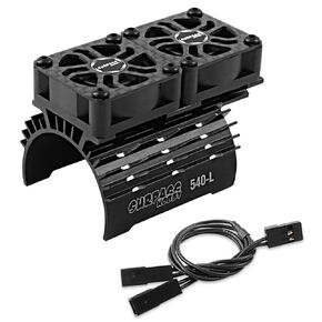 GLOBACT RC Cooling Fans 28000rpm RC Motor Fan 30mm Metal Heatsink 3650 3660 540 550 RC Motor Update Parts for 1/10 RC Truck Crawler Diameter 36-38mm RC Car Motor