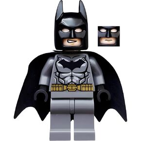 LEGO DC Comics Super Heroes Batman Minifigure - Batman Dark Gray Gold Belt