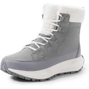 NORTIV 8 Women's Hiking Winter Boots Waterproof Lightweight Snow Boots