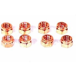 Empi 9525 Exhaust Lock Nut Kit Set of 8 M8 X 1.25 Fits VW Bug Bus GHIA Baja
