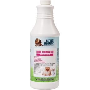 Nature's Specialties Odor Terminator Spray for Dogs Cats, Non-Toxic Biodegradeable, 2oz