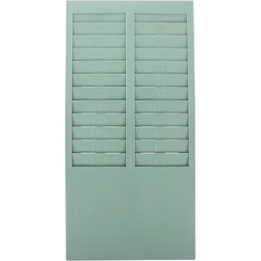24 Attendance Cards Rack Attendance Time Clock Keychain Card Holder Wall Folder Recorder Badge Rack Time Expandable Rack Holder Rack Punch Rack Shelf Office Punch Hole
