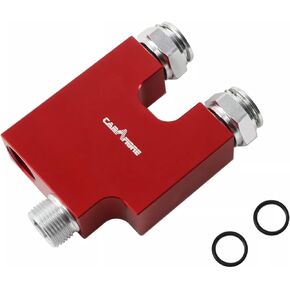 Red Transmission Cooler Thermal Bypass Valve Fits for 2013-2018 Dodge Ram 6.7L Cummins