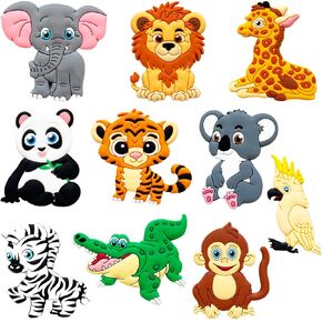 Fridge Magnets for Toddlers - Cute Animal Magnets for Kids - Toddler Magnets for Refrigerator - Magnetic Animals for Fridge - Rubber Kid Magnet Toys - Large Refrigerator Magnets for Toddlers