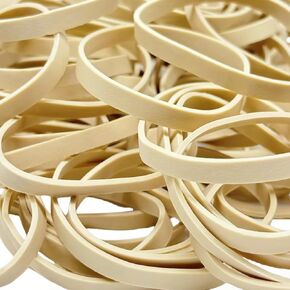 Rubber Bands Size 64 (3 1/2" x 1/4"), 100 Pcs Tactical Strong Heavy Duty Rubber Bands Wide Thick Large Heat Cold UV Resistant for Hunting Hiking Outdoor Camping Survival