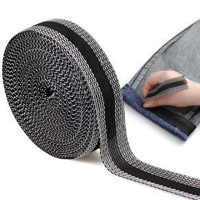 Hemming Tape for Pants, 32.8 Ft Iron on Hemming Tape, Trousers Edge Modified Strips, Hem Tape for Jeans Suit Pants Trouser Mouth