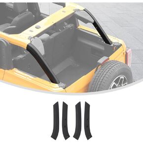 Linskip Roll Bar Protector Covers Fit for 2021 2022 2023 2024 Ford Bronco 4 Door Accessories, D-Pillar Paint Protection, Roll Bar Guards for Bronco Exterior Accessories