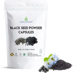 USDA Organic Black Seed Oil 8.4 Fl Oz Certified 100% Virgin, Cold Pressed, Glass Bottle, Omega 3 6 9 - Nigella Sativa Black Cumin - Antioxidant for Immune Support, Joints, Digestion, Hair & Skin