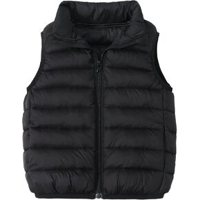 Happy Cherry Puffer Vest Boys Kids Lightweight Sleeveless Jacket Fall Winter Gilet