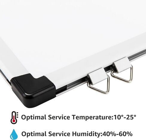 Amazon Basics Whiteboard Drywipe Magnetic with Pen Tray and Aluminium Trim, 90 cm x 60 cm (WxH) in Saudi Arabia