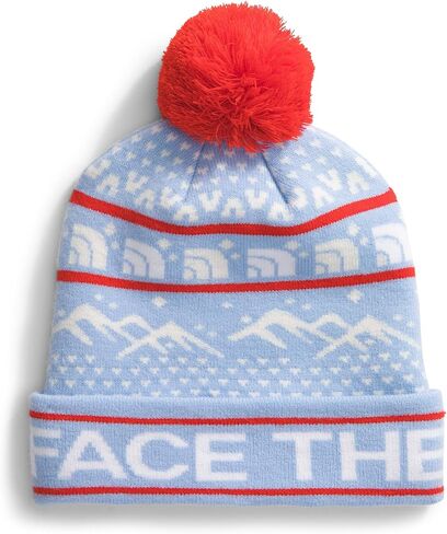 THE NORTH FACE Ski Tuke Pom Hat, TNF Black/Gardenia White, One Size in Saudi Arabia
