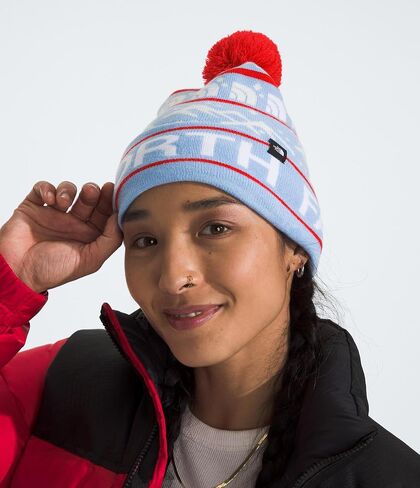 THE NORTH FACE Ski Tuke Pom Hat, TNF Black/Gardenia White, One Size in Saudi Arabia
